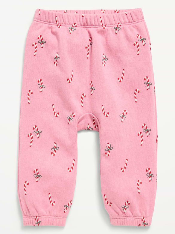 Printed French Terry Pants for Baby