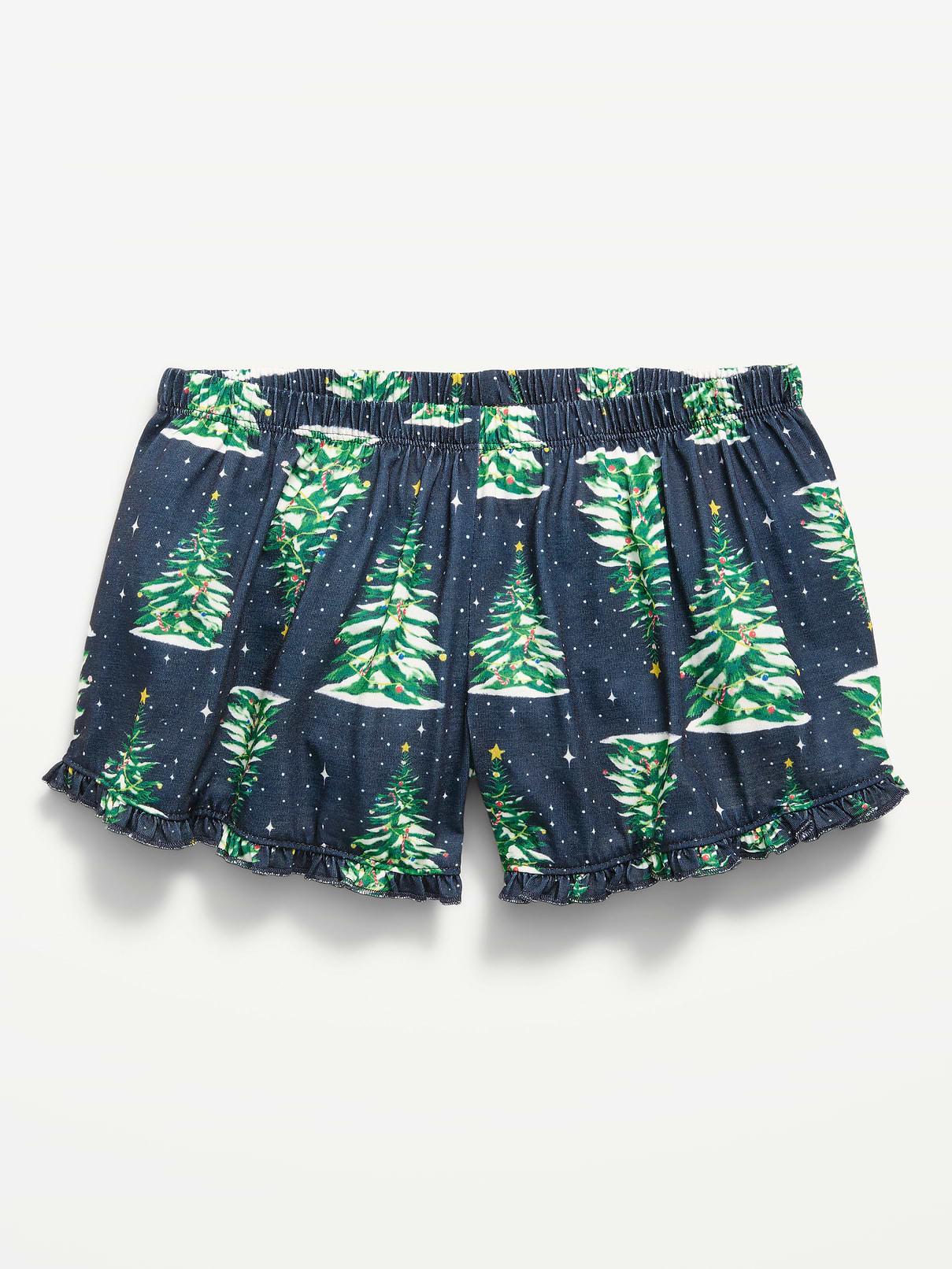 Image 1 of 1, elasticized waistband, ruffled leg cuffs, all-over pattern, Product #1184123
