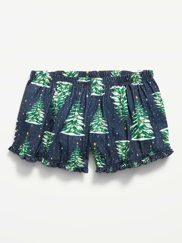 Ruffled Pajama Shorts for Girls