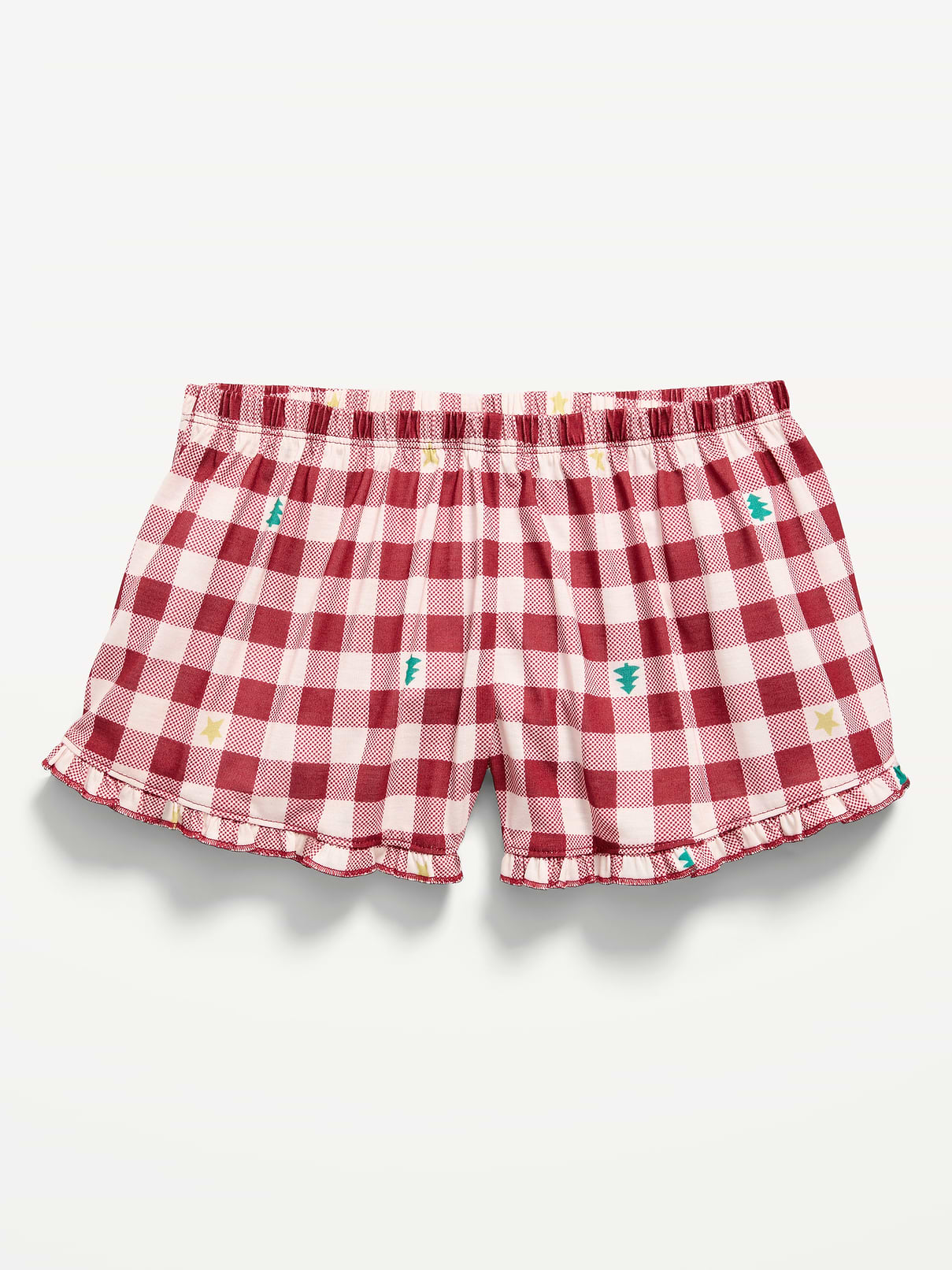 Image 1 of 2, elasticized waistband, ruffled leg cuffs, all-over pattern, Product #1184123
