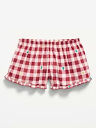 Image 1 of 2, elasticized waistband, ruffled leg cuffs, all-over pattern, Product #1184123