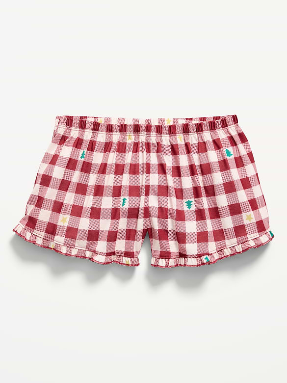 Ruffled Pajama Shorts for Girls