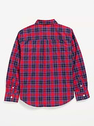 Image 3 of 3, Long-Sleeve Plaid Poplin Shirt for Boys