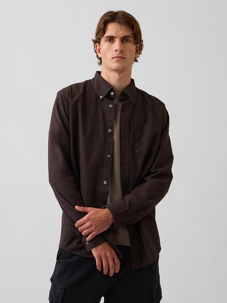 Image number 1 showing, Plaid Oxford Button-Down Shirt