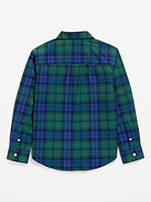 Image 3 of 3, Long-Sleeve Plaid Poplin Shirt for Boys