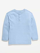 Image 1 of 2, crew neck, long sleeves, three-button placket, Product #1184225