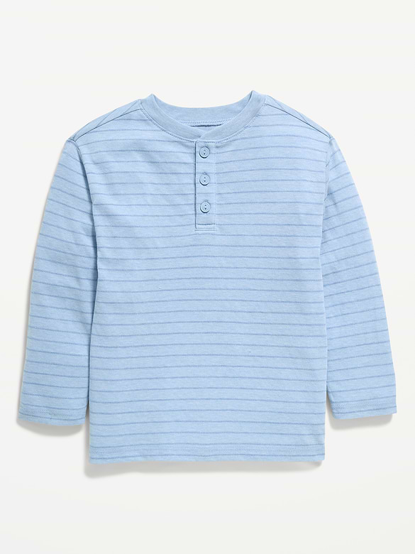 Long-Sleeve Henley T-Shirt for Toddler Boys