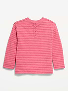 Image 2 of 3, Long-Sleeve Henley T-Shirt for Toddler Boys