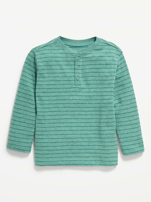 Long-Sleeve Henley T-Shirt for Toddler Boys