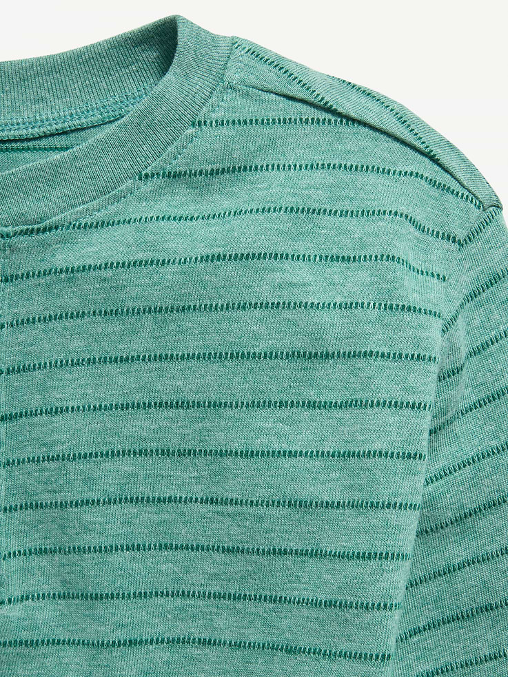 Image 2 of 2, Long-Sleeve Henley T-Shirt for Toddler Boys