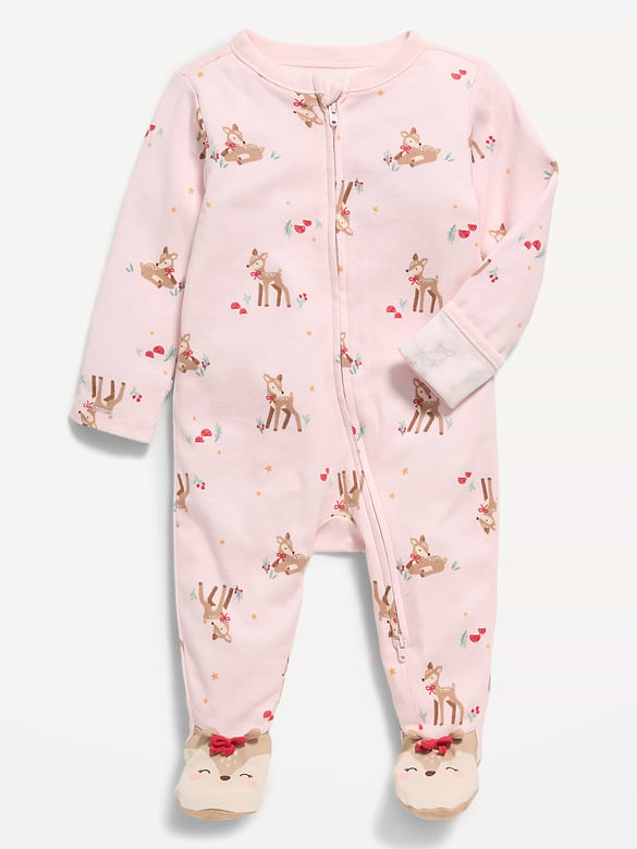 Snug-Fit 2-Way-Zip Sleep & Play Footed One-Piece for Baby
