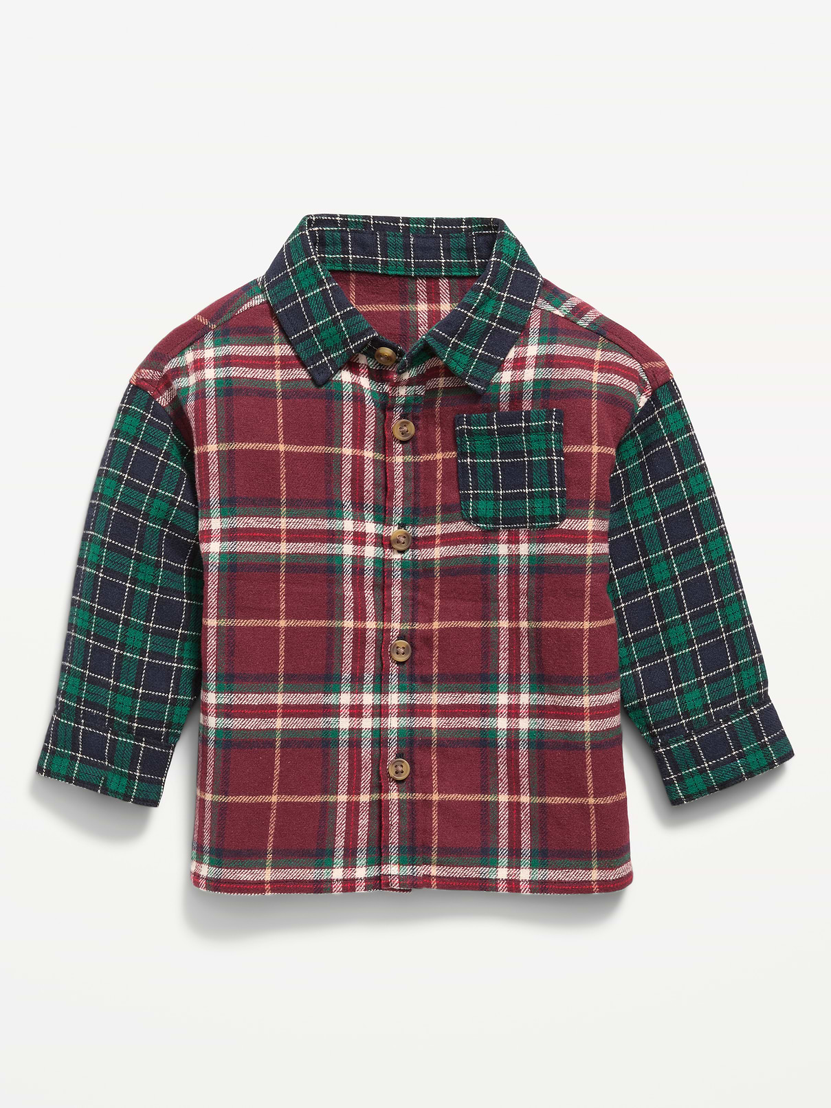 Image 2 of 3, Long-Sleeve Plaid Flannel Shirt for Baby