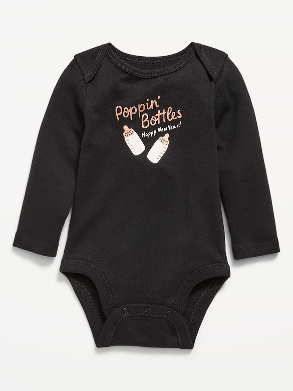 Long-Sleeve Graphic Bodysuit for Baby