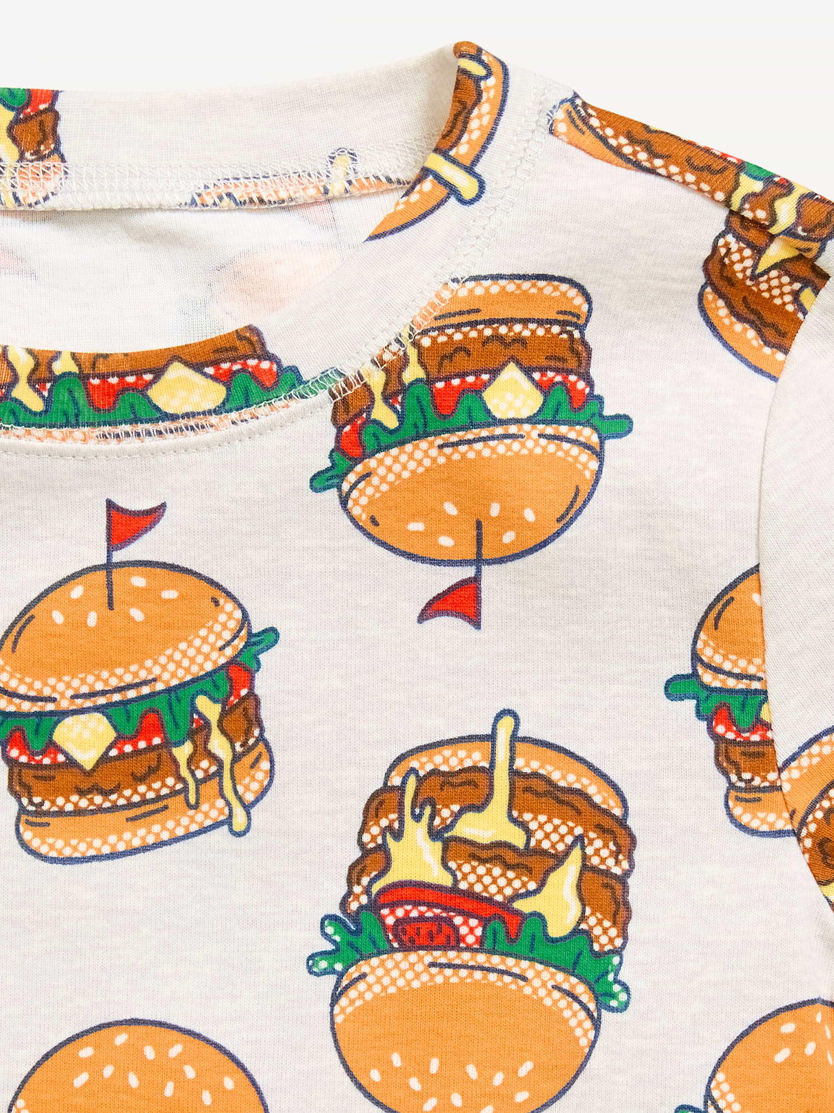 Image 3 of 3, Gender-Neutral Printed Snug-Fit Pajama Set for Kids