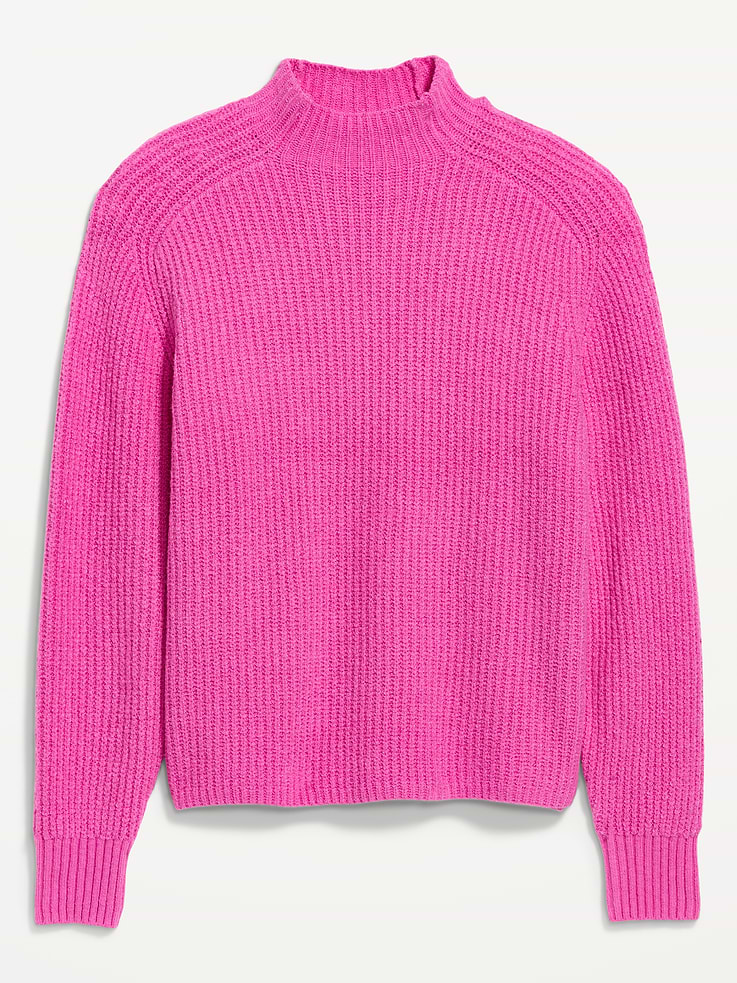 Image 1 of 4, mock neck, long sleeves, Product #903442