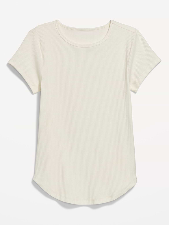 CloudLite Crew-Neck Ribbed T-Shirt