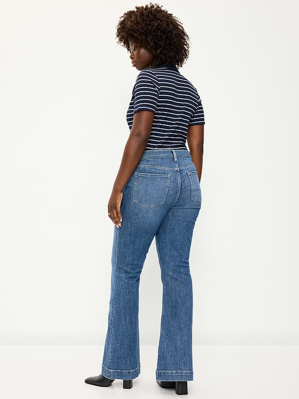 High-Waisted Flare Jeans