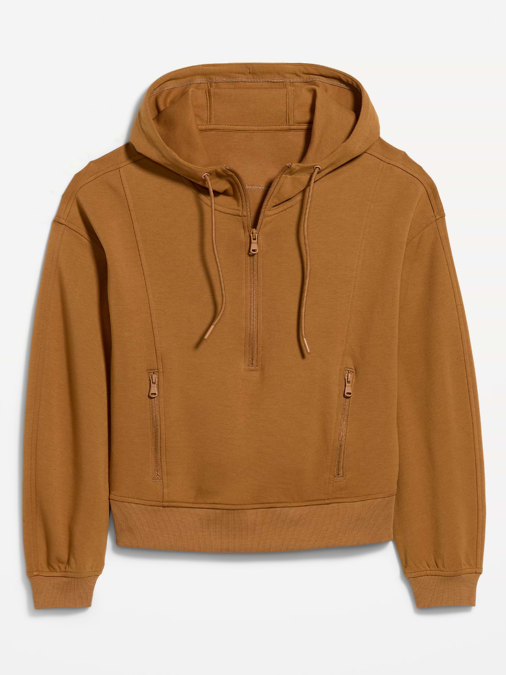 Image number 4 showing, Dynamic Fleece Half-Zip Hoodie Sweatshirt