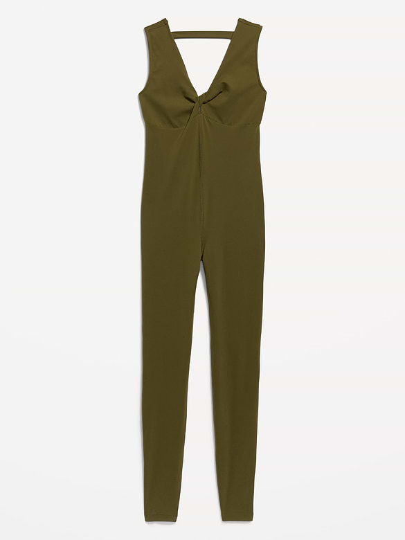 StudioSmooth Twist-Front Jumpsuit