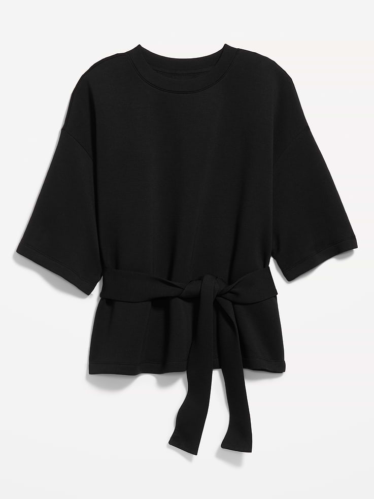 Image number 9 showing, Bounce Fleece Wrap Top