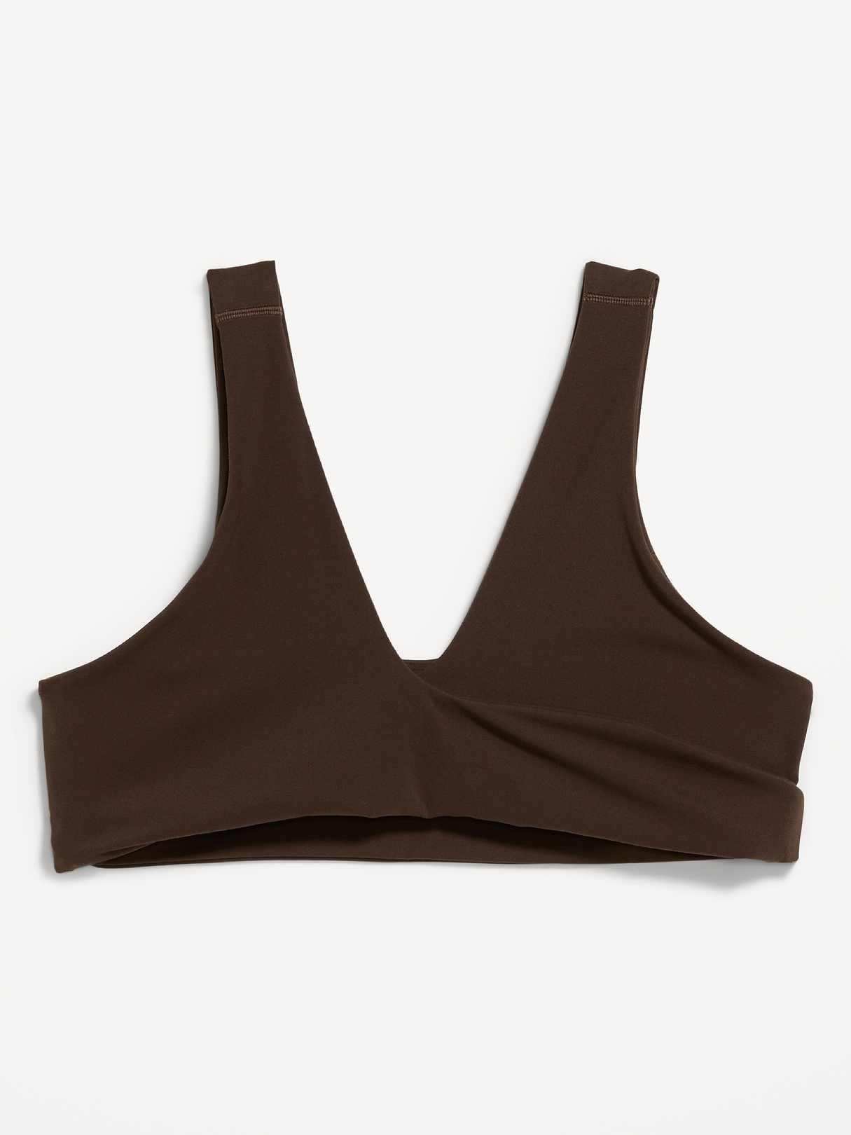 Light Support StudioSmooth Twist-Front Sports Bra | Old Navy