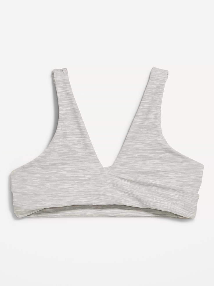 Image 3 of 9, Light Support StudioSmooth Twist-Front Sports Bra