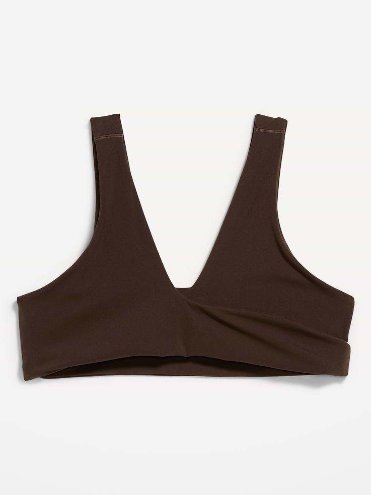 Image 3 of 9, Light Support StudioSmooth Twist-Front Sports Bra