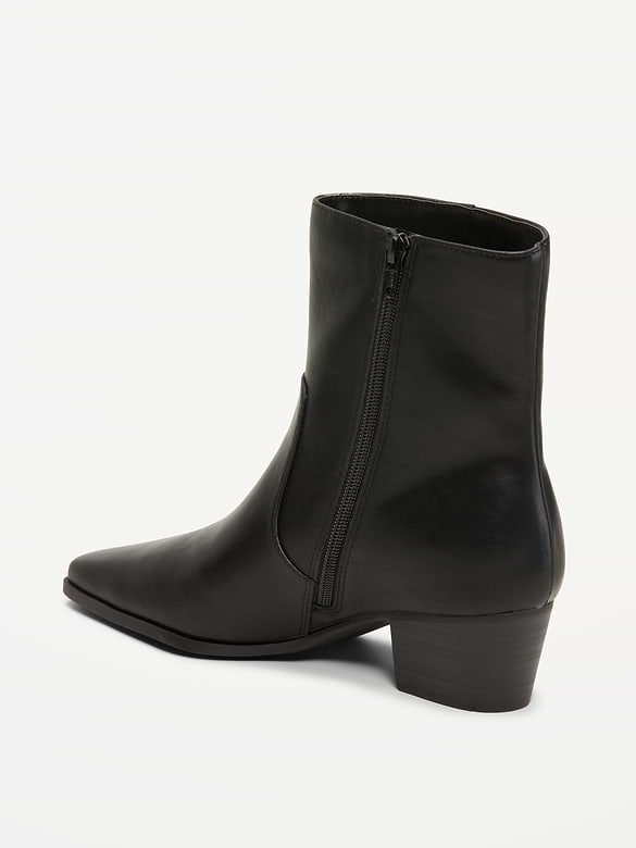 Low-Heel Booties for Women