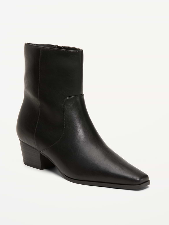 Low-Heel Booties for Women