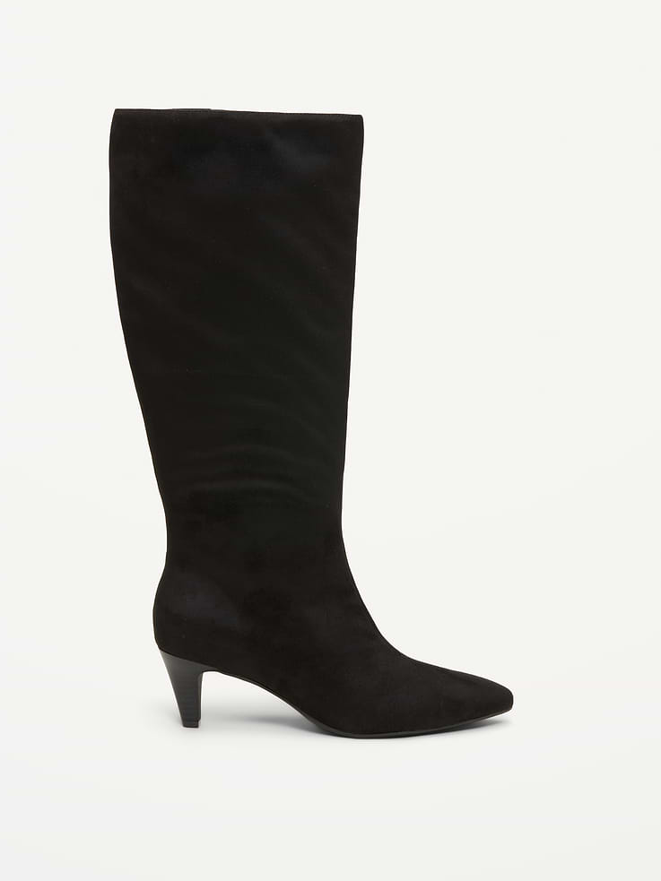 Image number 3 showing, Tall Kitten-Heel Boots for Women