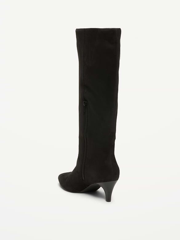 Tall Kitten-Heel Boots for Women