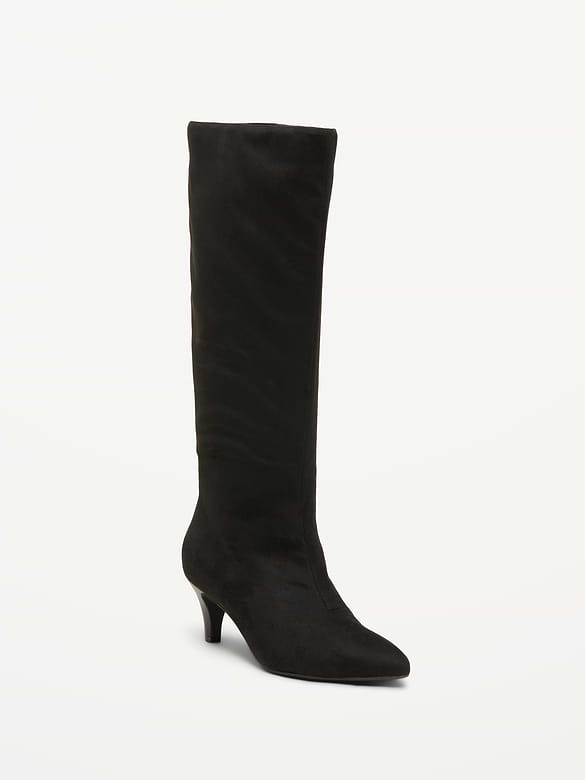 Tall Kitten-Heel Boots for Women