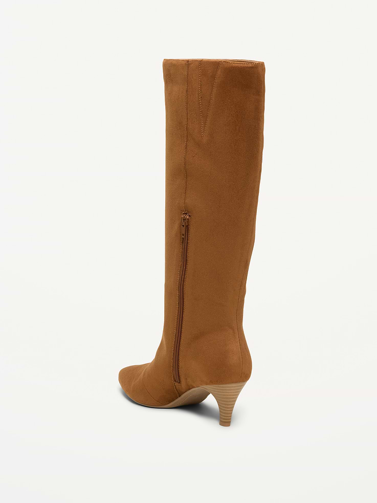 Image number 4 showing, Tall Kitten-Heel Boots for Women