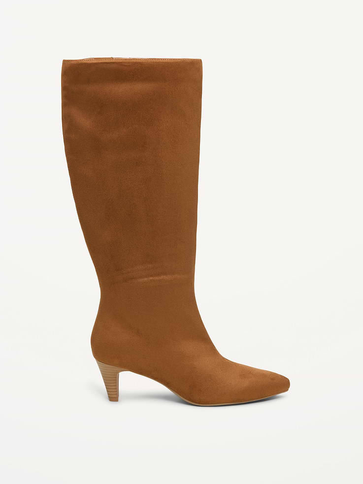 Image number 3 showing, Tall Kitten-Heel Boots for Women