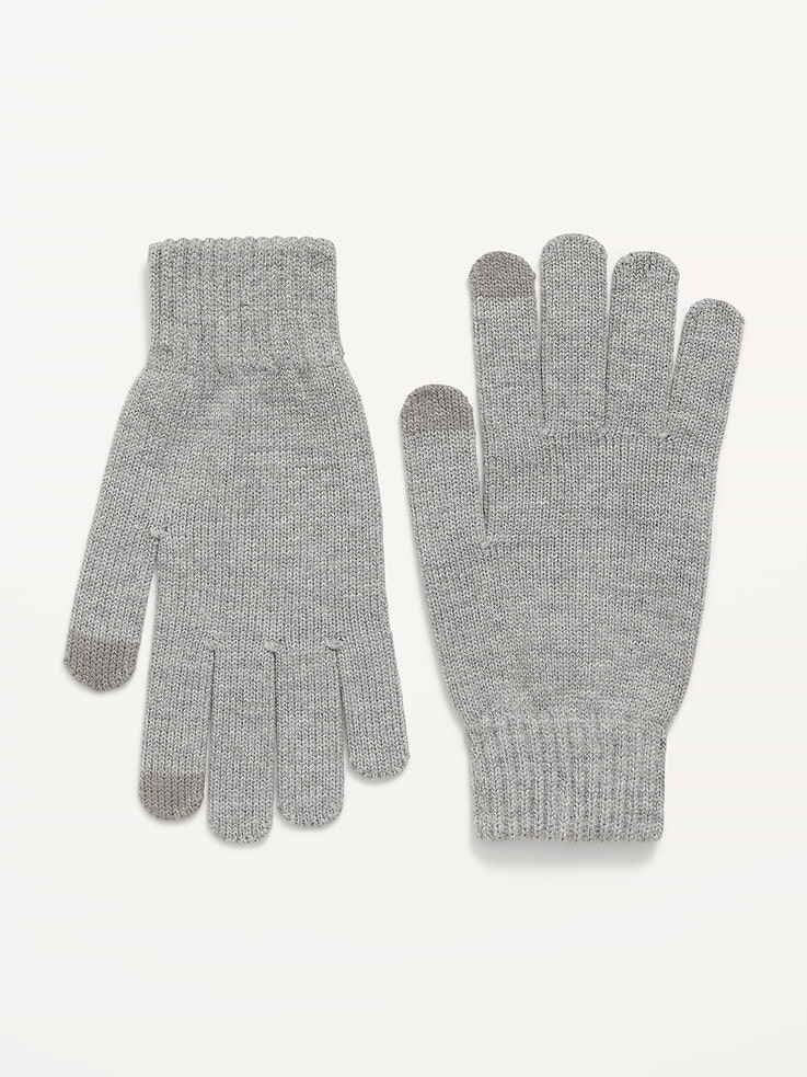 Image 1 of 1, rib-knit cuffs, touchscreen-compatible fingertips for easy texting, Product #905899