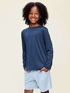 Image number 1 showing, CloudMotion Long-Sleeve Performance T-Shirt for Boys