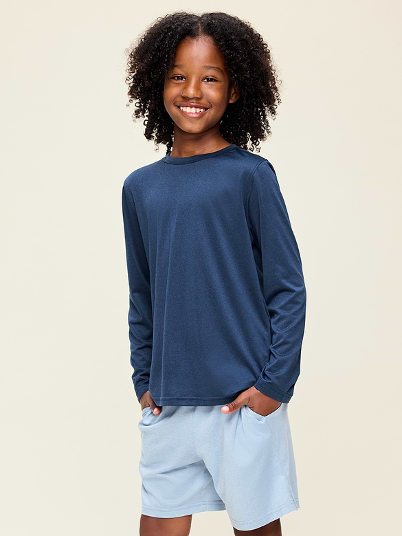 CloudMotion Long-Sleeve Performance T-Shirt for Boys