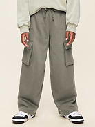 Image number 1 showing, Baggy Cargo Sweatpants for Boys