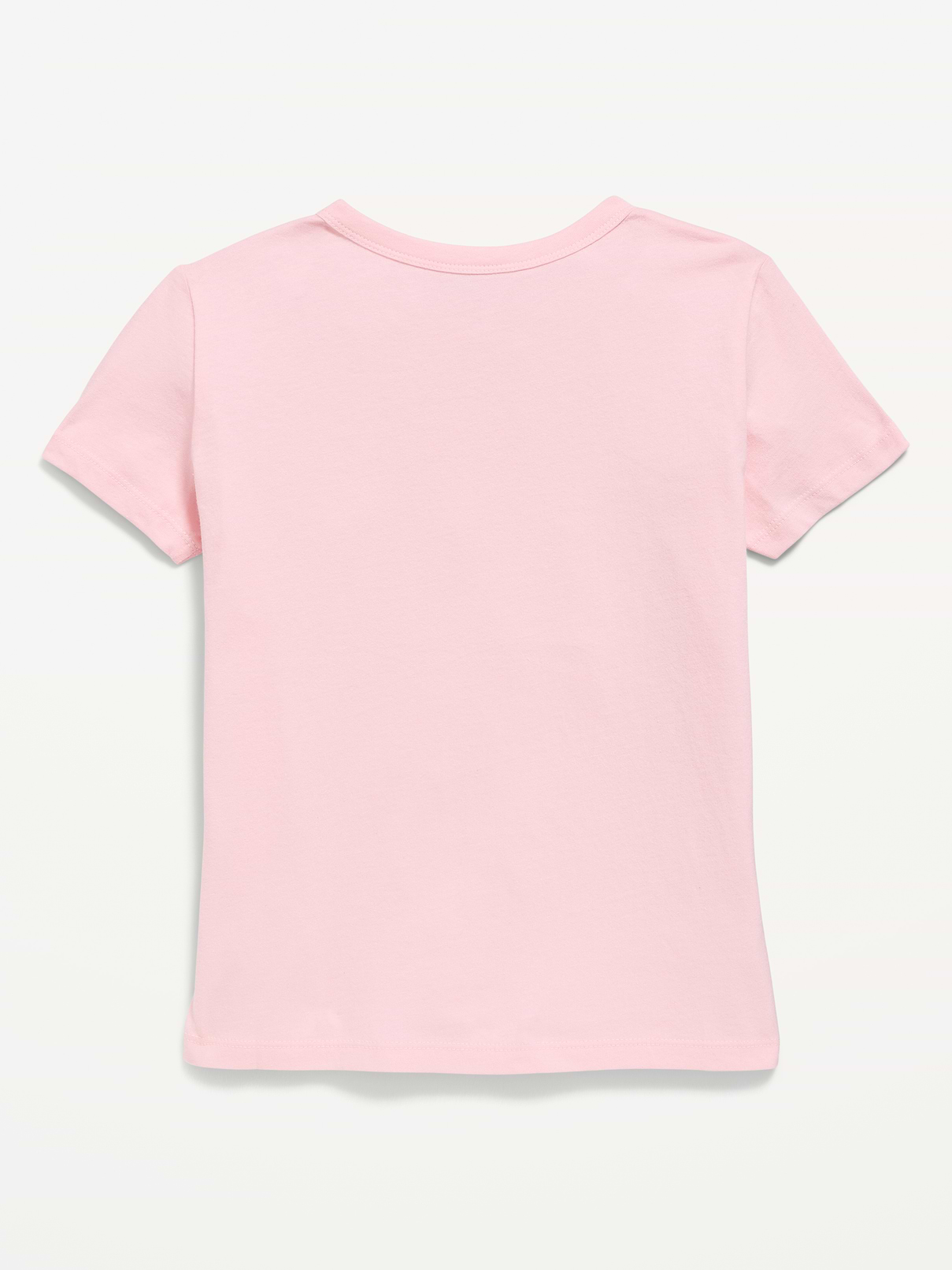 Image 3 of 4, Softest Short-Sleeve Heart-Pocket T-Shirt for Girls