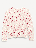Image 3 de 3, T-shirt ultra-doux à manches longues à imprimé pour fille