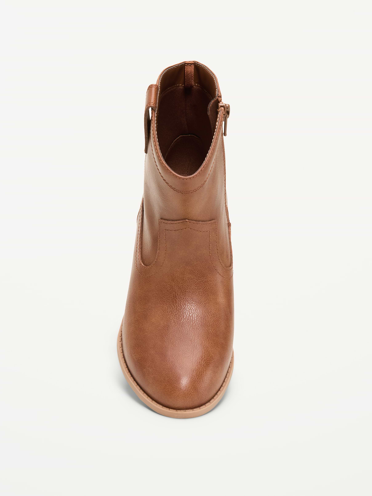 Image number 2 showing, Faux-Leather Western Boots for Girls