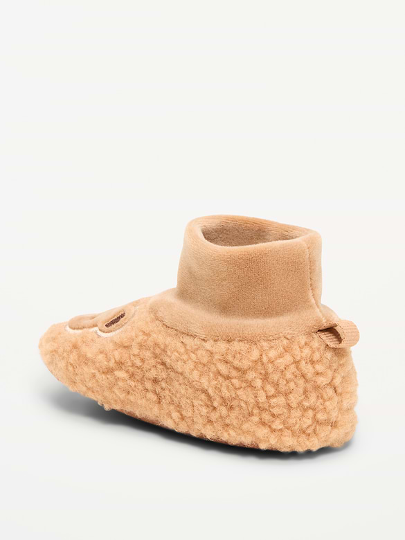 Critter Sherpa Slippers for Baby