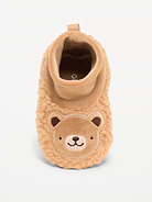 Image number 2 showing, Critter Sherpa Slippers for Baby