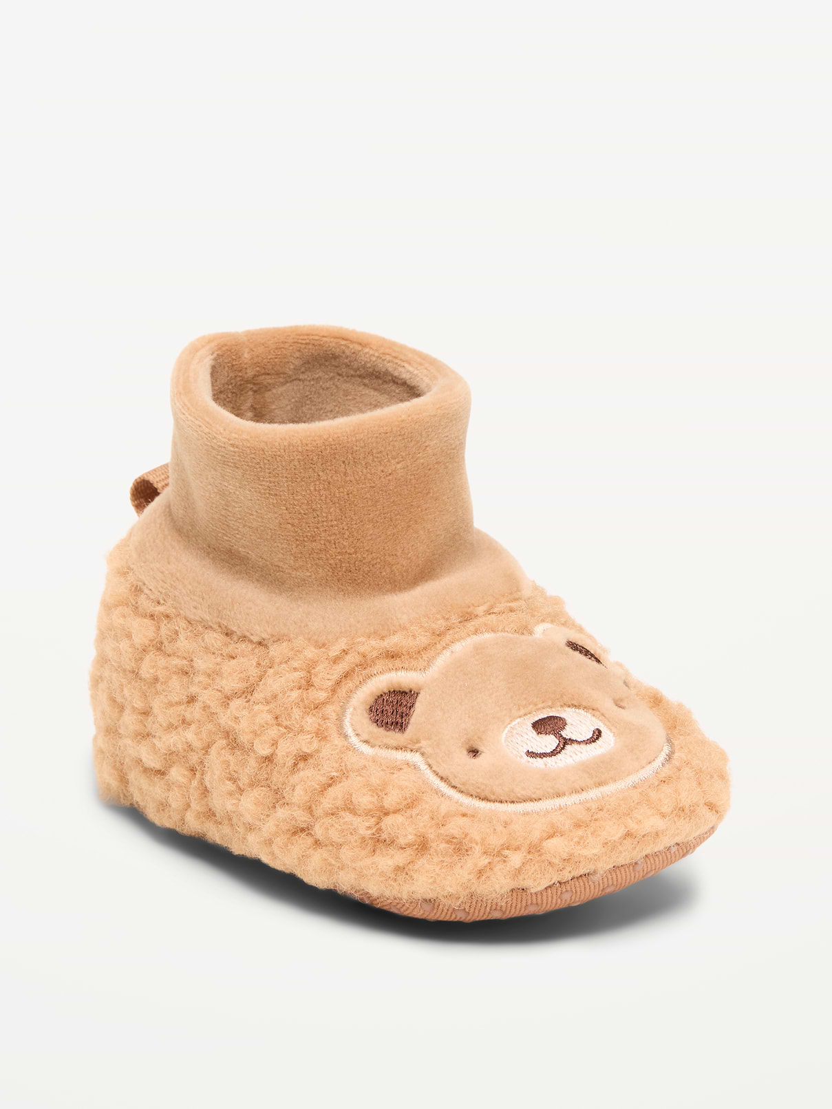 Image number 1 showing, Critter Sherpa Slippers for Baby