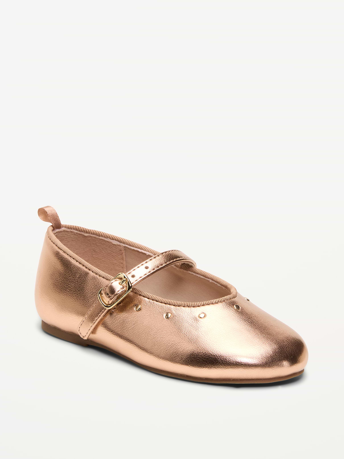 Image number 1 showing, Shiny Faux-Leather Mary Jane Shoes for Toddler Girls