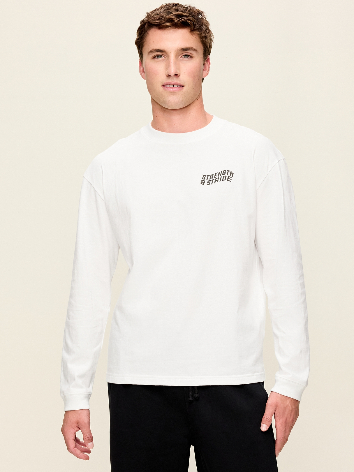Lived-In Pro Long-Sleeve Graphic T-Shirt | Old Navy