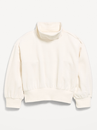 Image 2 of 3, Long-Sleeve Mock-Neck Microfleece Top for Girls