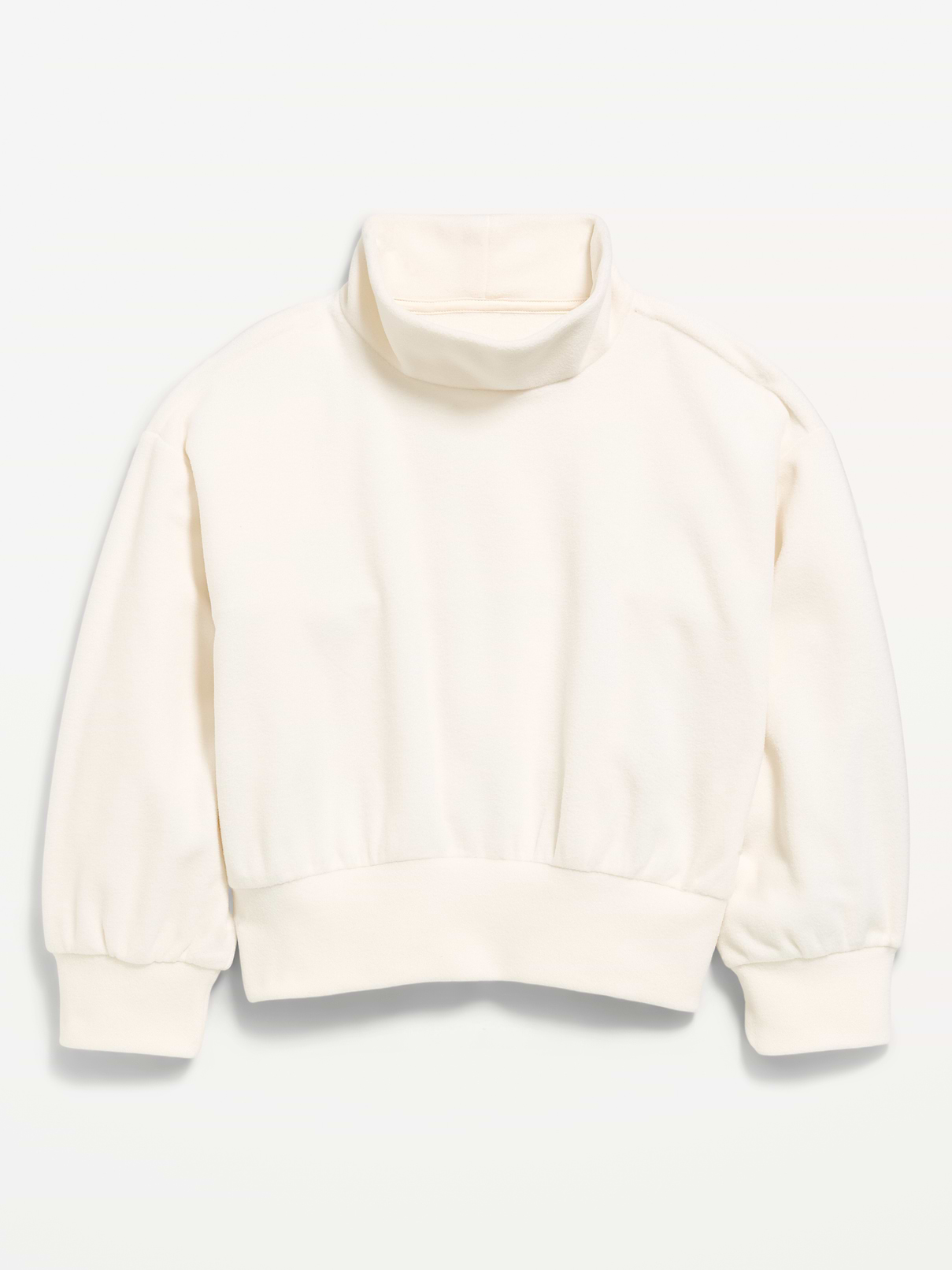 Image 1 of 3, mock neck, long sleeves, drop shoulders, Product #907016