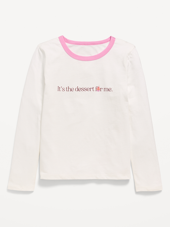 Long-Sleeve Graphic T-Shirt for Girls