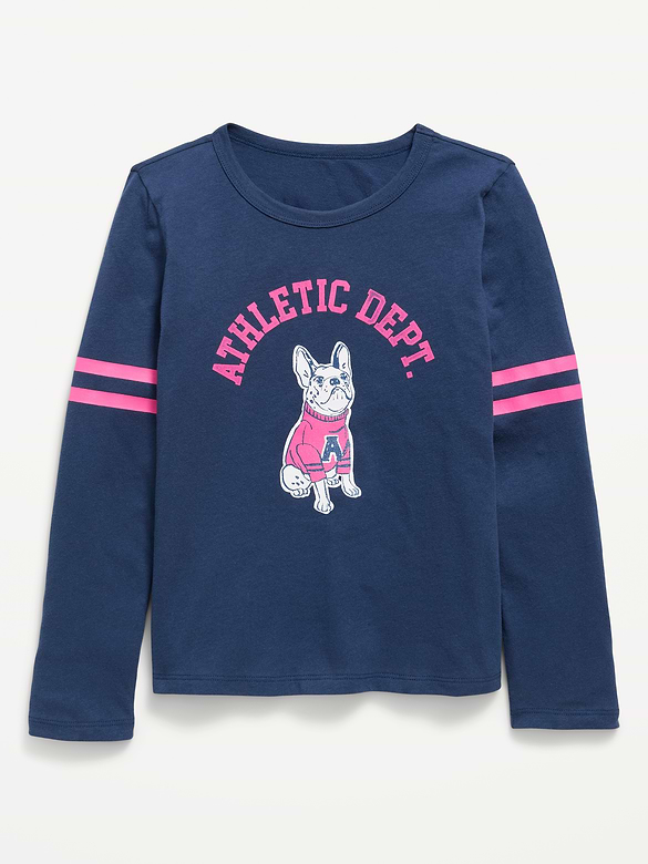 Long-Sleeve Graphic T-Shirt for Girls